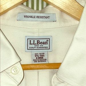 LLBean short sleeve oxford
